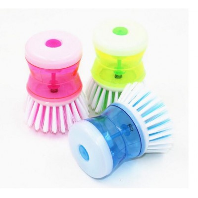 Sauce pot and basting brush DISH washing BRUSH with soap dispenser handheld dish scrubber