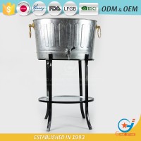 iron garden galvanized beer bottle bucket beer bottles ice bucket for bottle