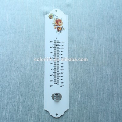 Garden terracotta outdoor thermometer Metal wall thermometer liquid metal thermometer