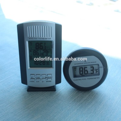 Digital pool thermometer wireless floating