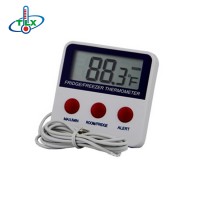 Digital Refrigerator Freezer Thermometer LCD Alarm Fridge Thermometer with Magnet for Room/Freezer/Kitchen